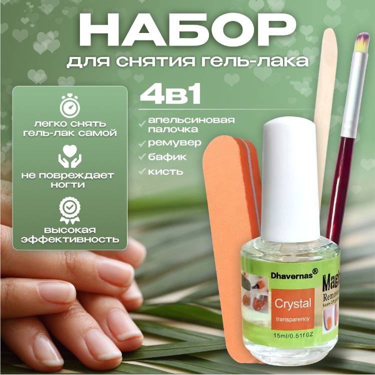 Жидкость доя снятия гель лака Жидкость доя снятия гель